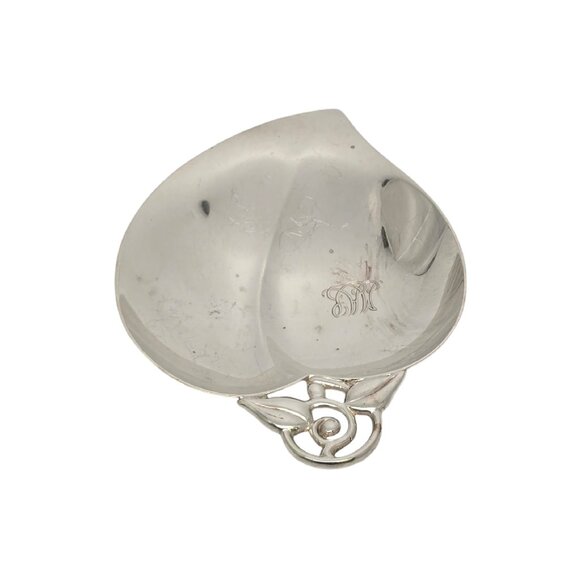 Tiffany & Co Sterling Silver Leaf Dish/Bowl 22885 w/Monogram #19273 - Picture 3 of 10